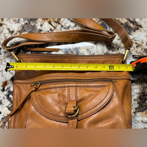 Fossil Tan Leather Women's Messenger Bag - Picture 13 of 16